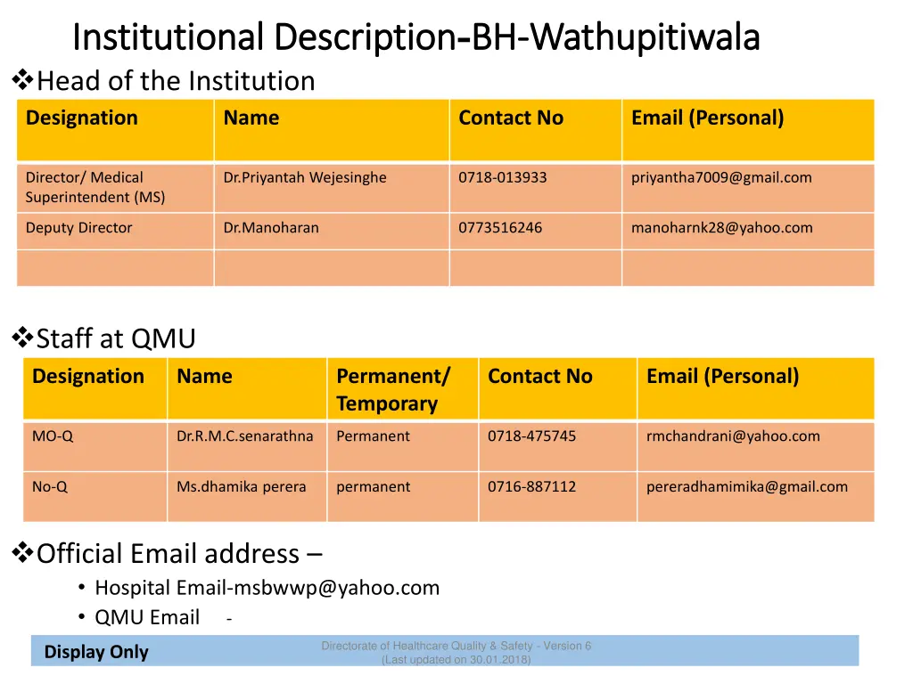 institutional description institutional 2