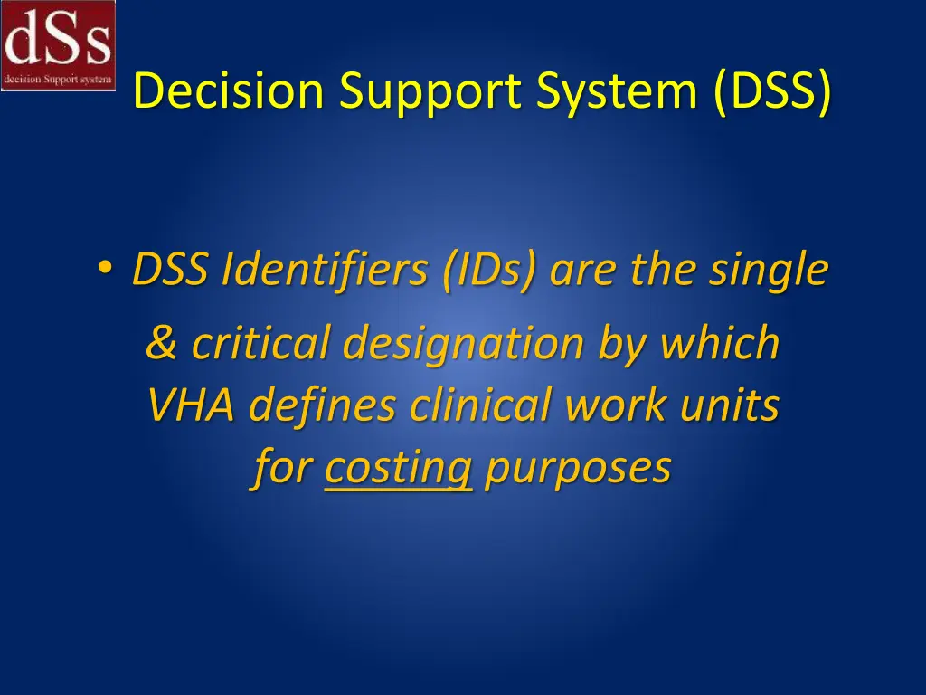 decision support system dss