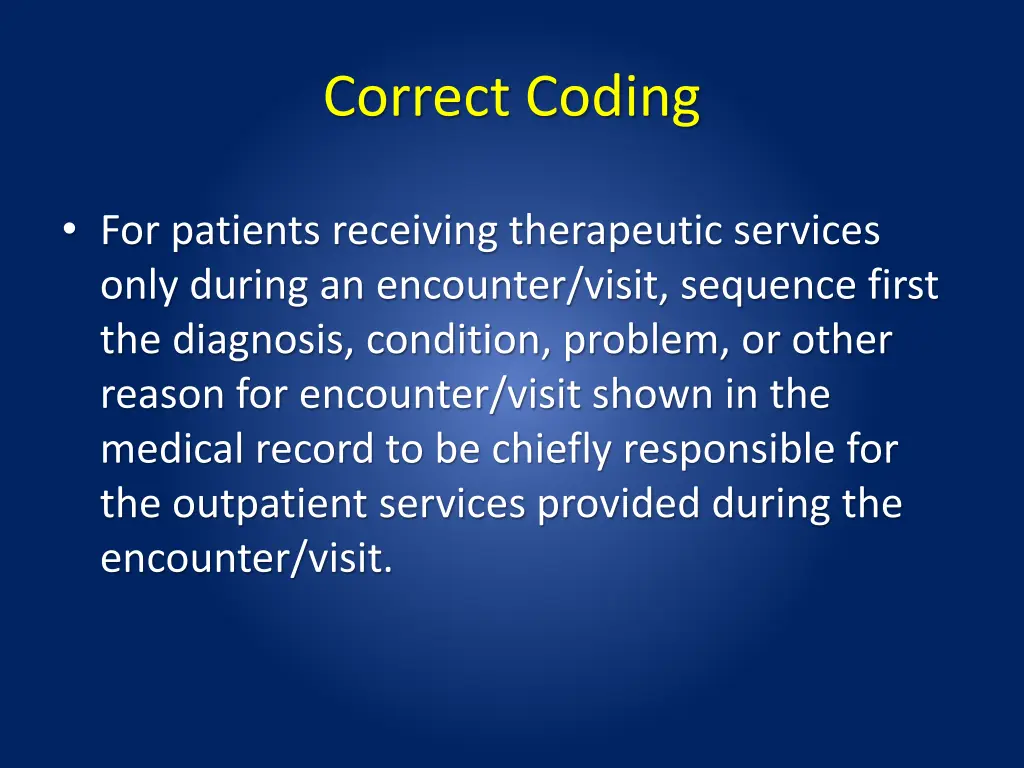 correct coding 2