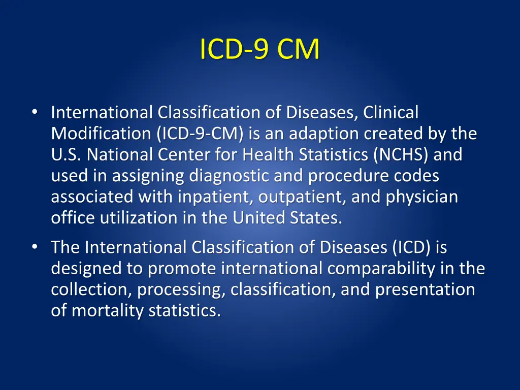 icd 9 cm