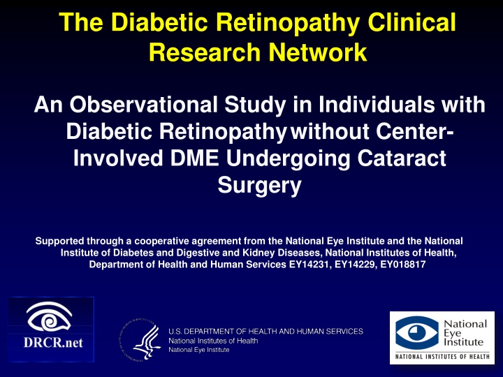 the diabetic retinopathy clinical research network