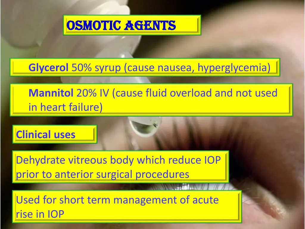 osmotic agents osmotic agents