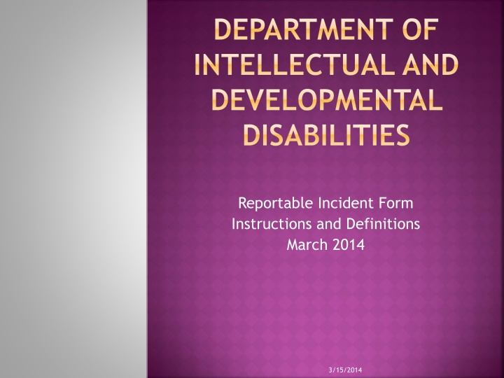 department of intellectual and developmental