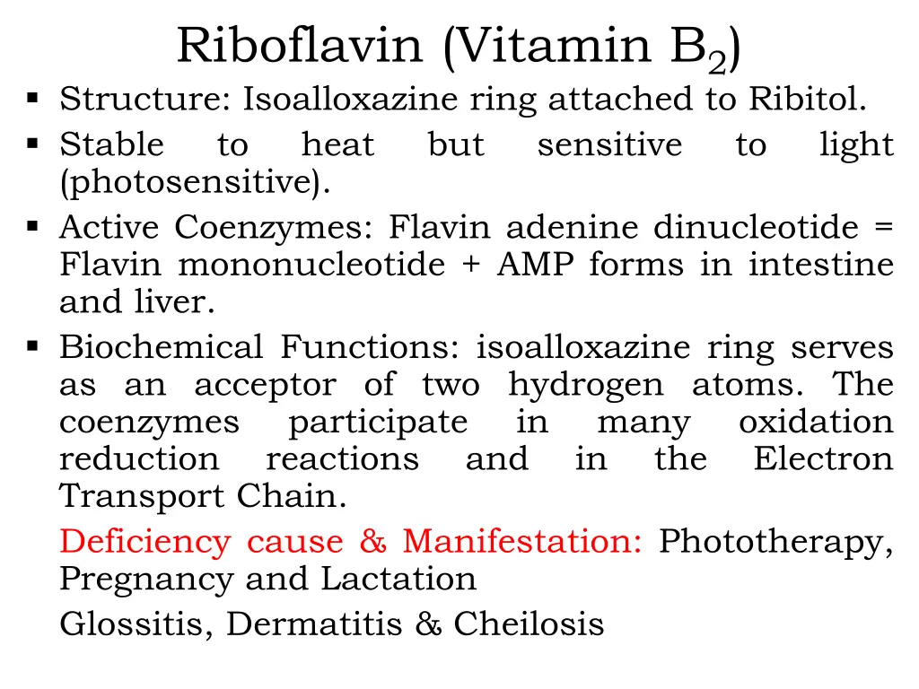 riboflavin vitamin b 2 structure isoalloxazine