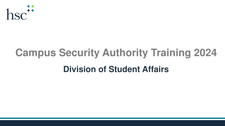 campus security authority training 2024