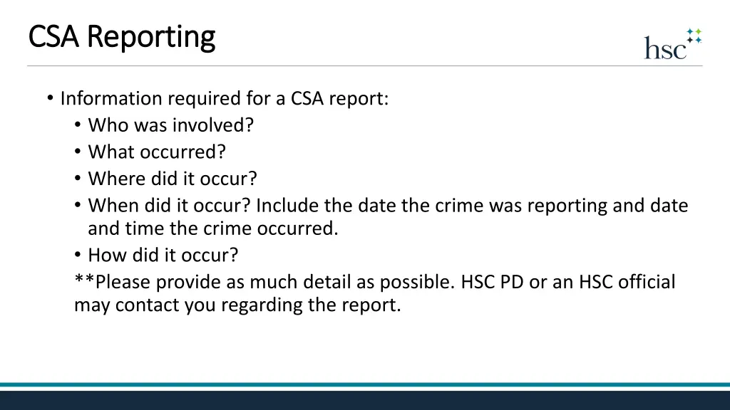csa reporting csa reporting 2