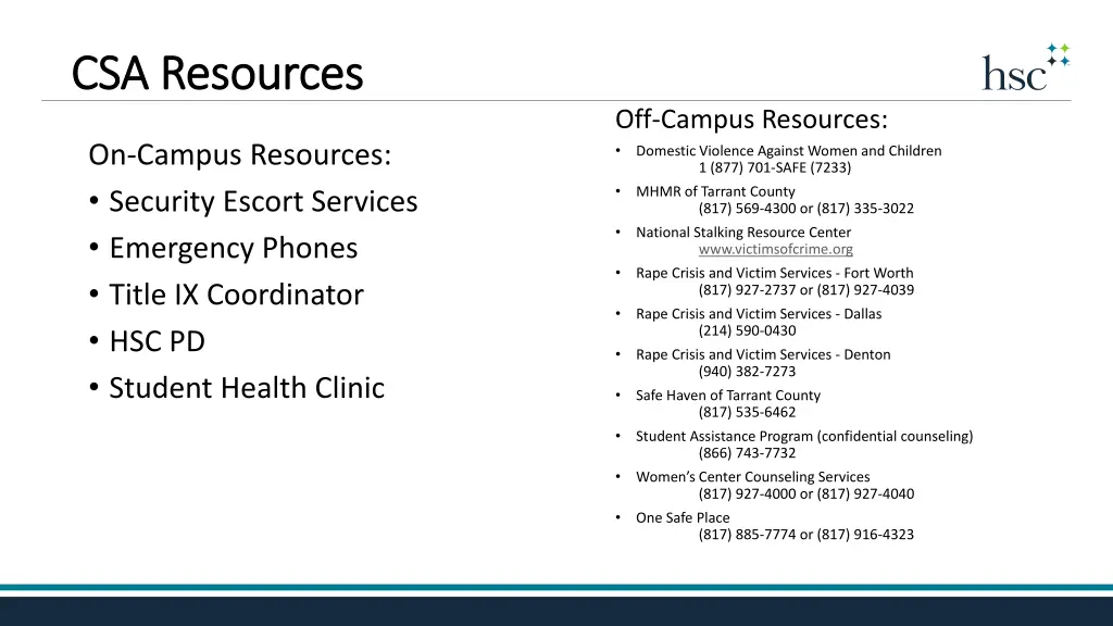 csa resources csa resources