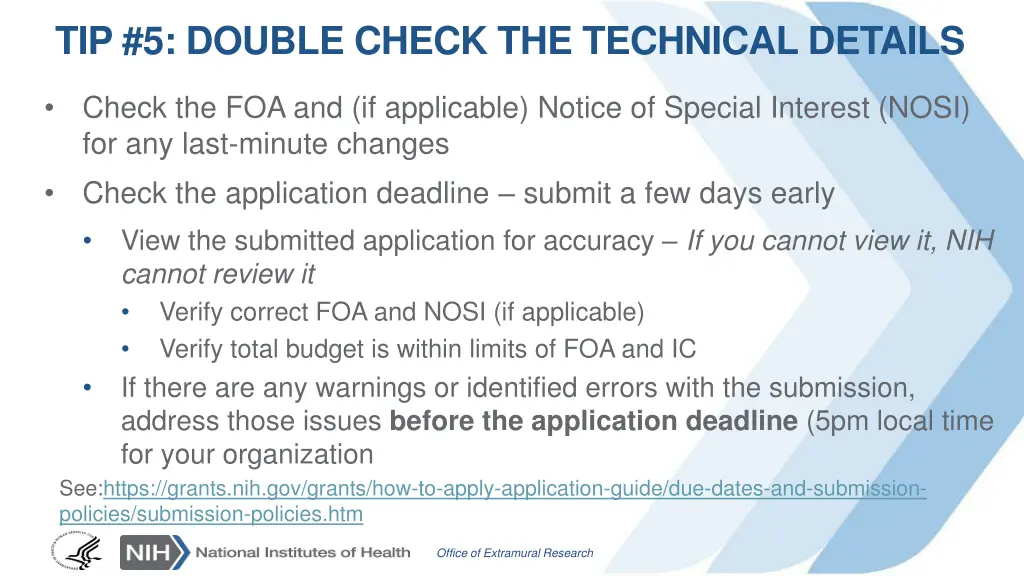tip 5 double check the technical details