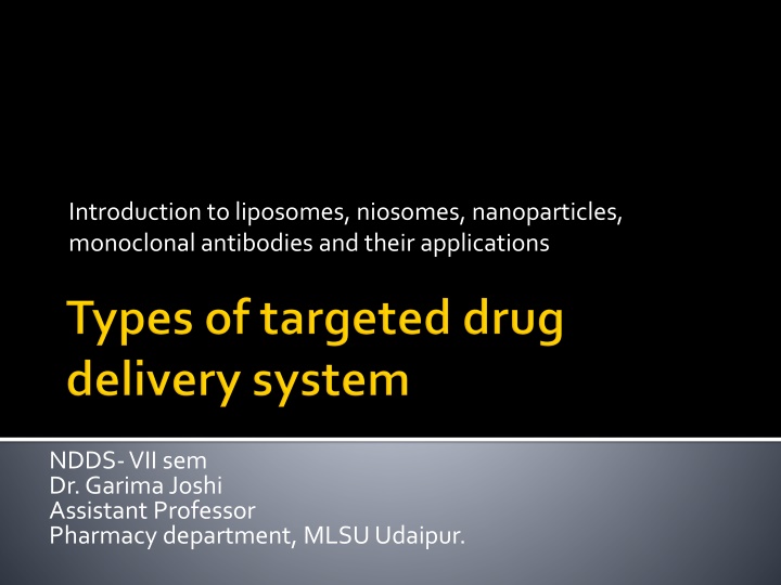 introduction to liposomes niosomes nanoparticles