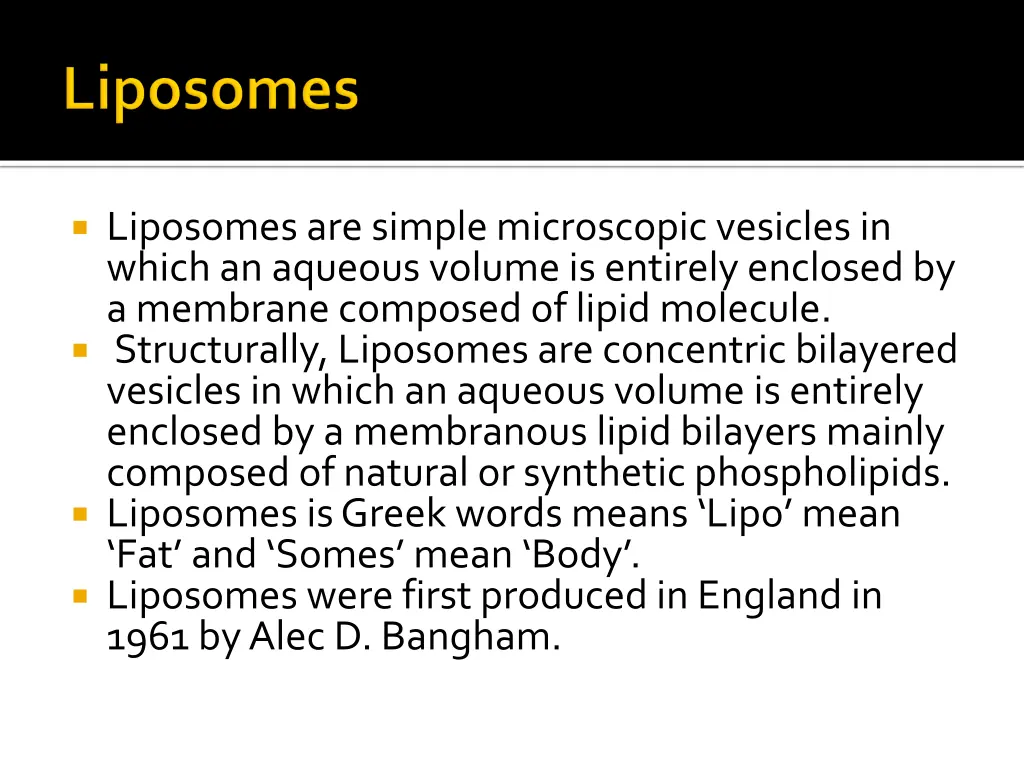 liposomes are simple microscopic vesicles 1