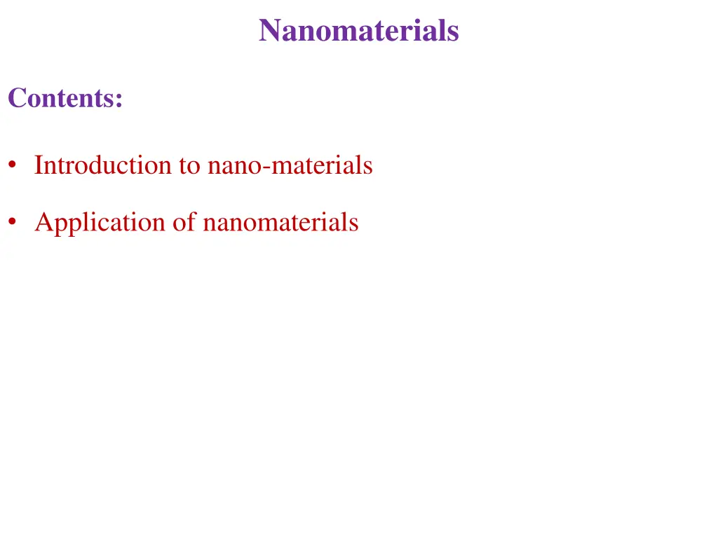 nanomaterials