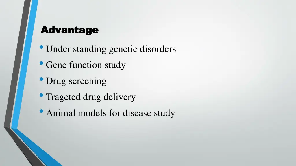 advantage advantage under standing genetic