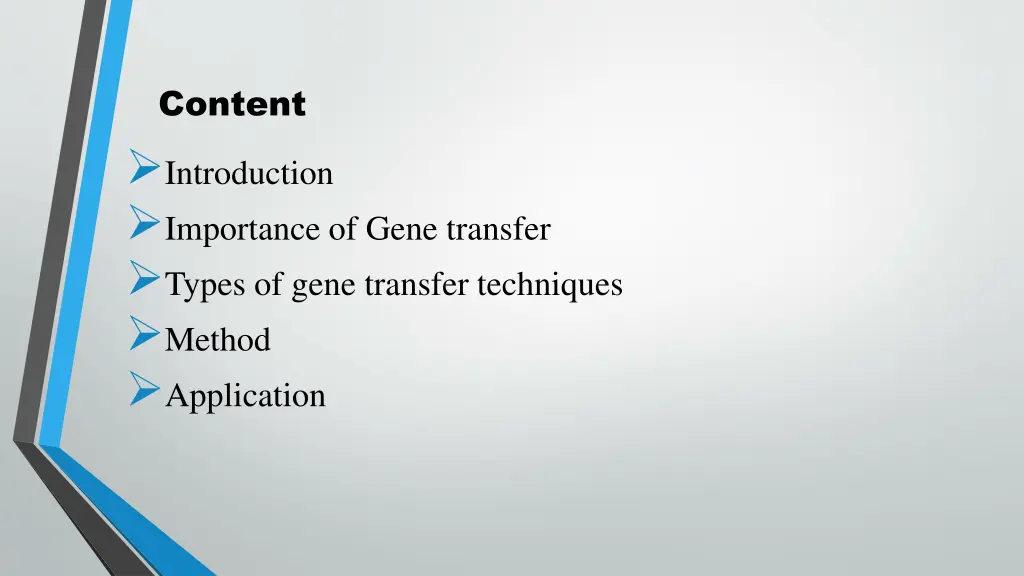 content introduction importance of gene transfer
