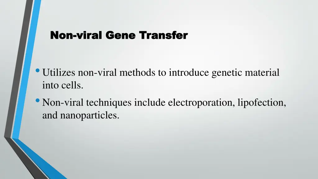 non non viral gene transfer viral gene transfer
