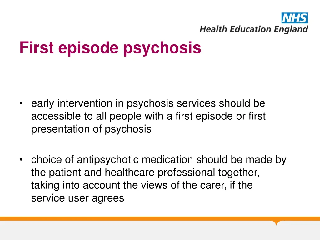 first episode psychosis
