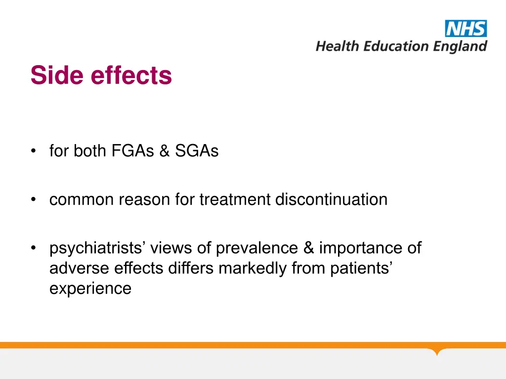 side effects