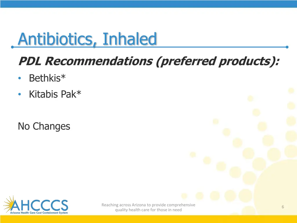 antibiotics inhaled pdl recommendations preferred