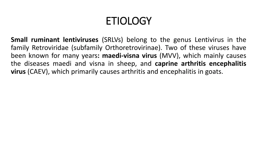 etiology etiology