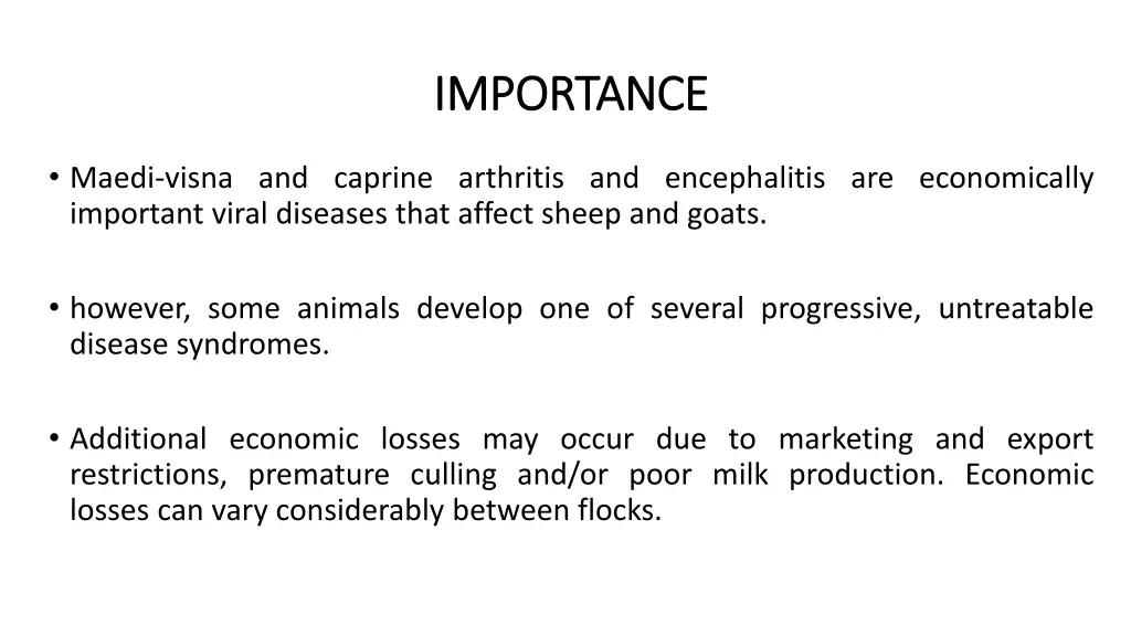 importance importance