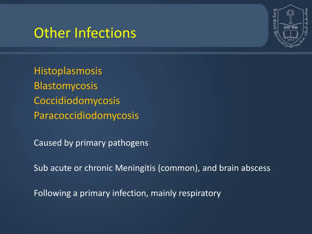 other infections