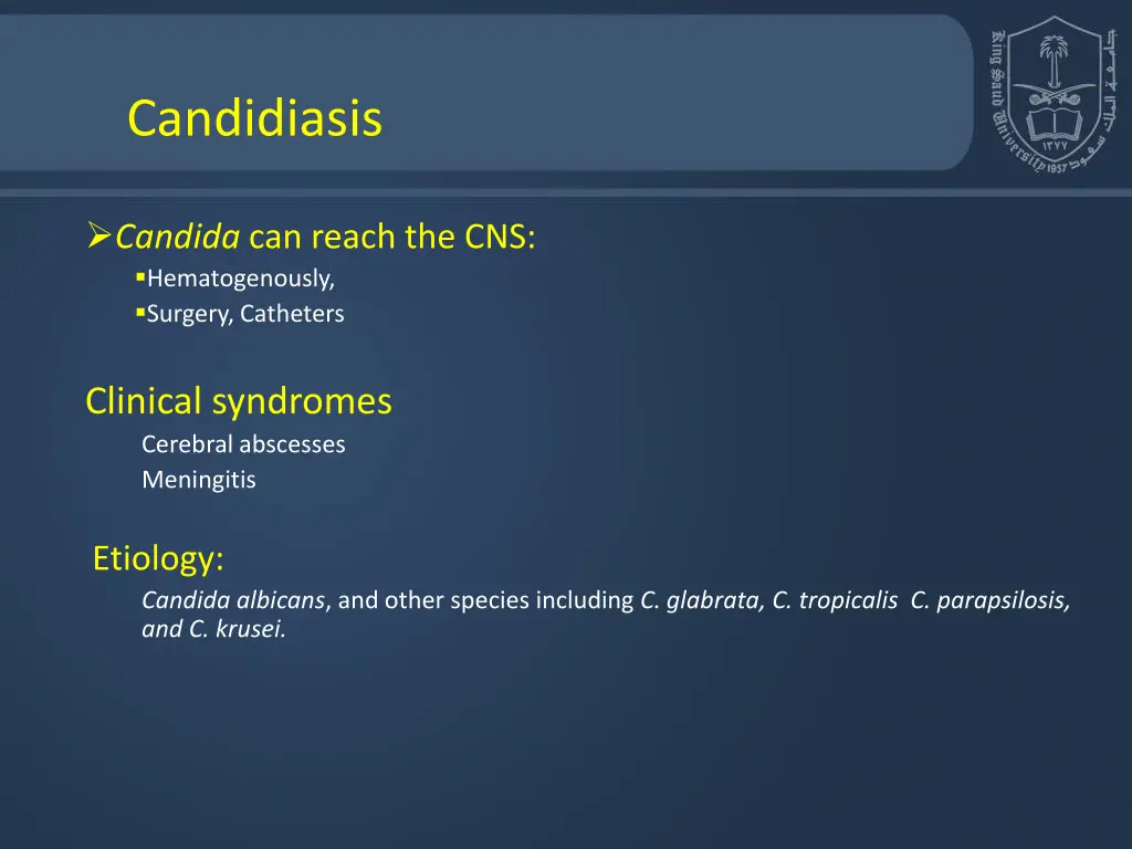 candidiasis