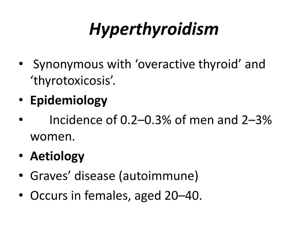 hyperthyroidism 1