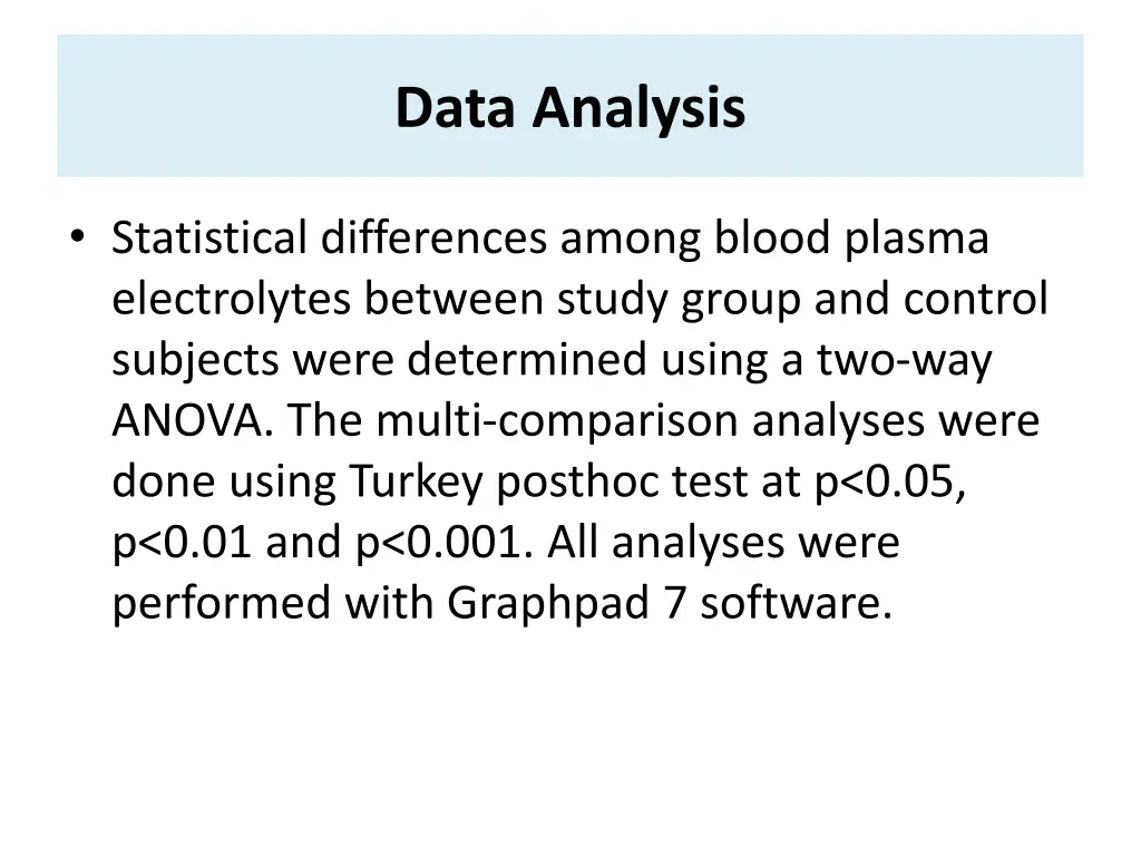 data analysis