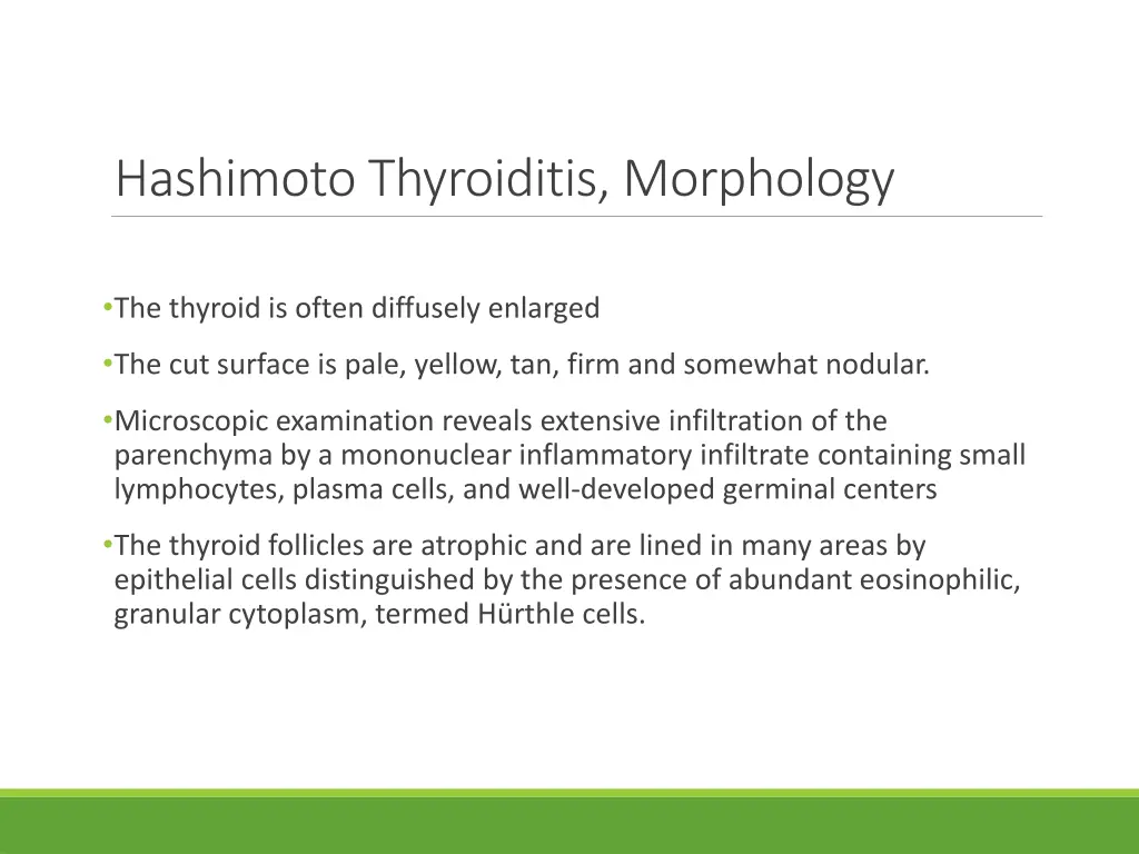 hashimoto thyroiditis morphology