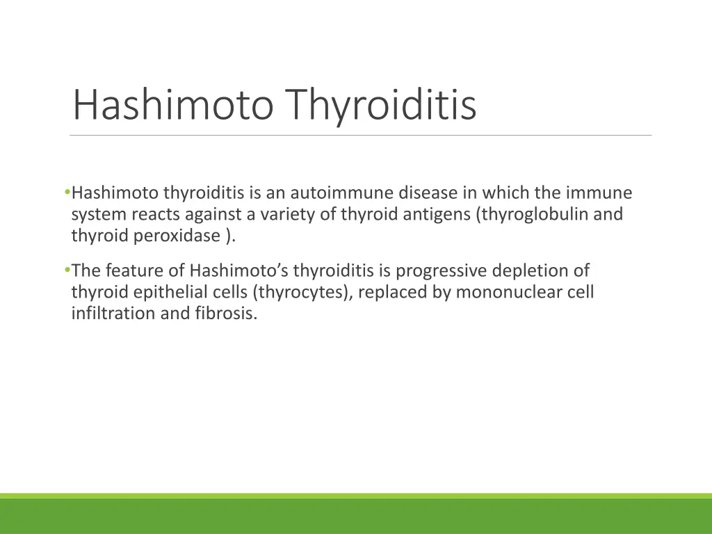hashimoto thyroiditis