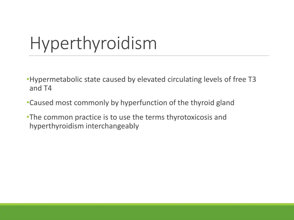 hyperthyroidism
