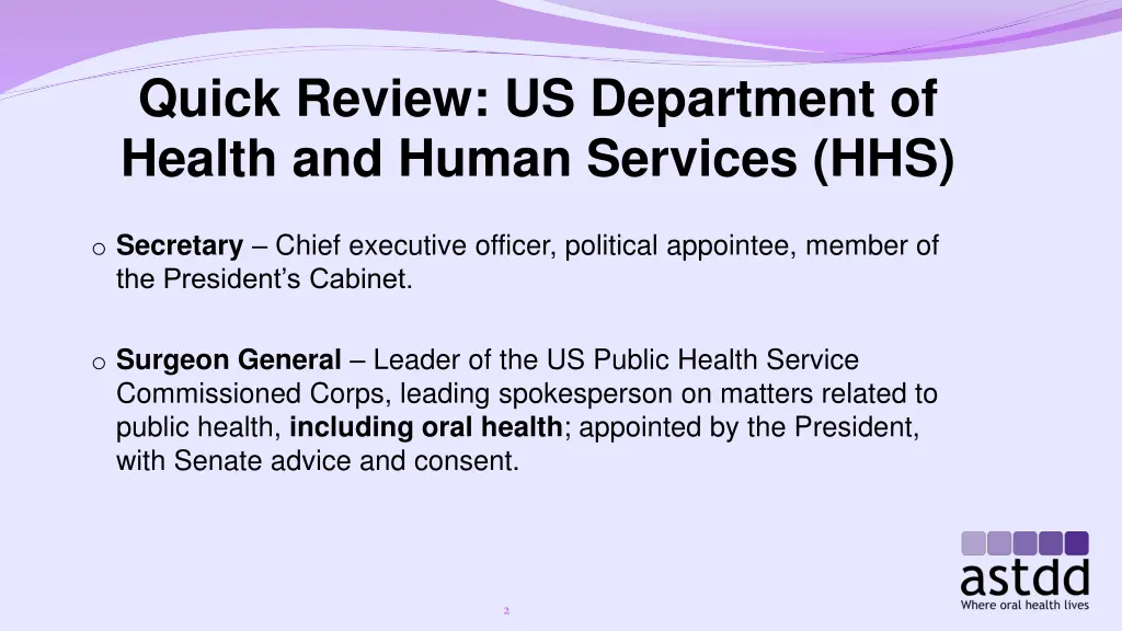 quick review us department of health and human