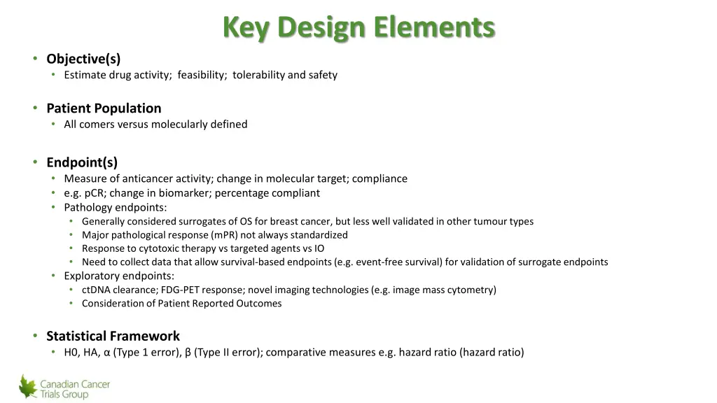 key design elements
