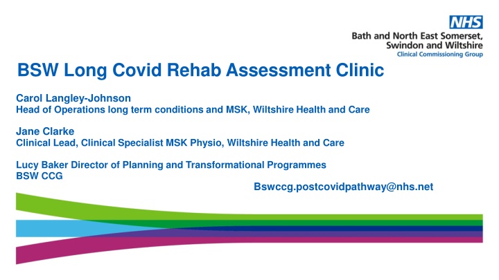 bsw long covid rehab assessment clinic