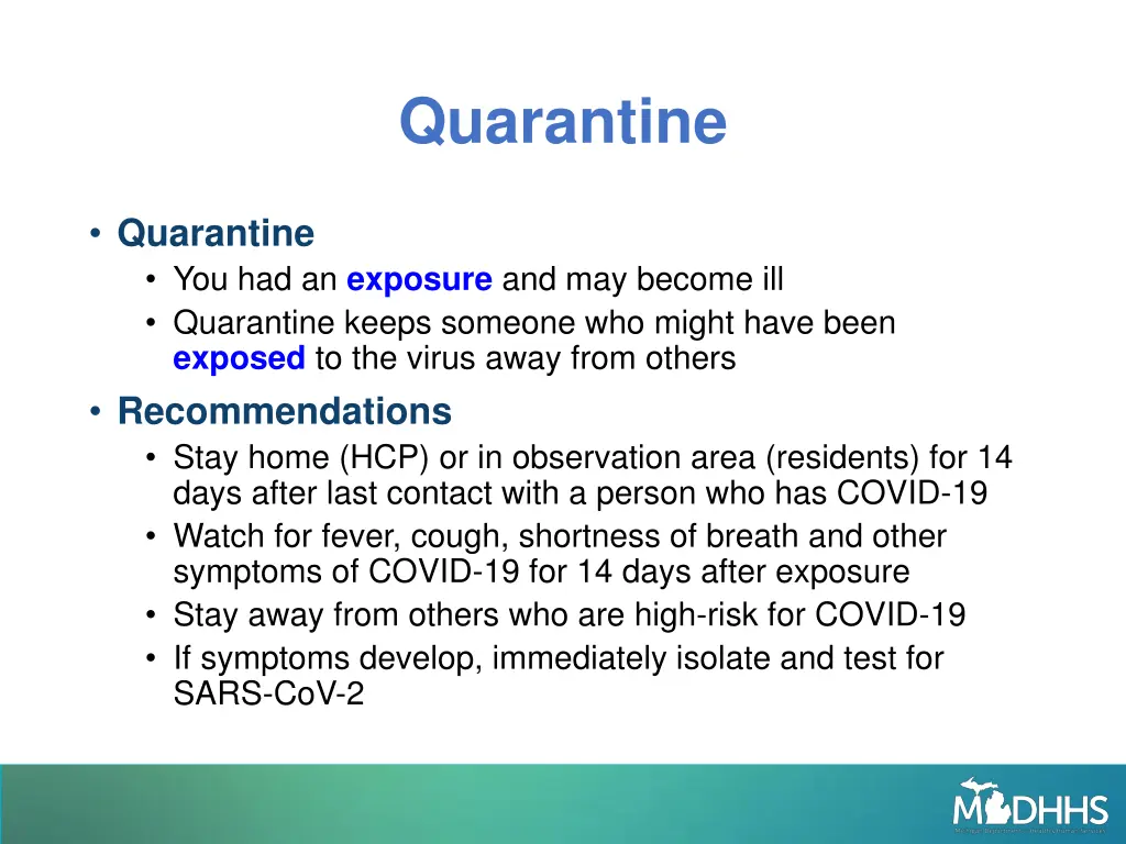 quarantine