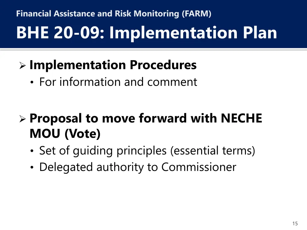 financial assistance and risk monitoring farm 1