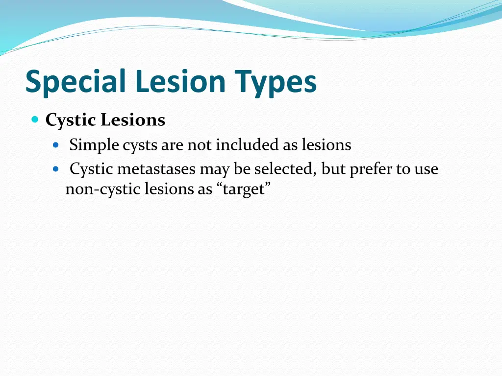 special lesion types 1