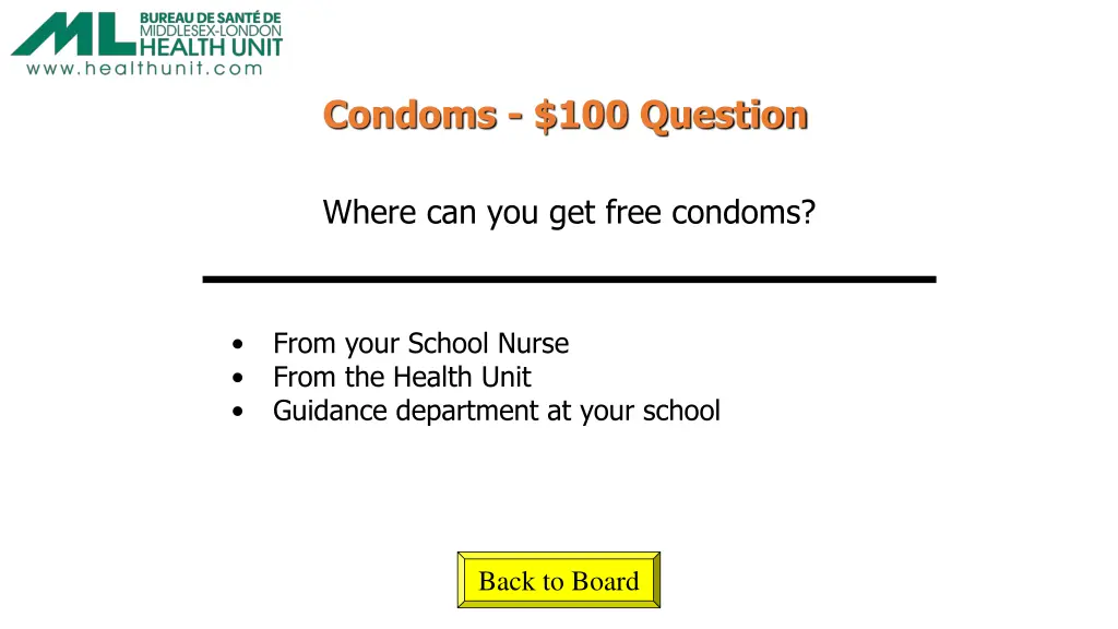 condoms 100 question