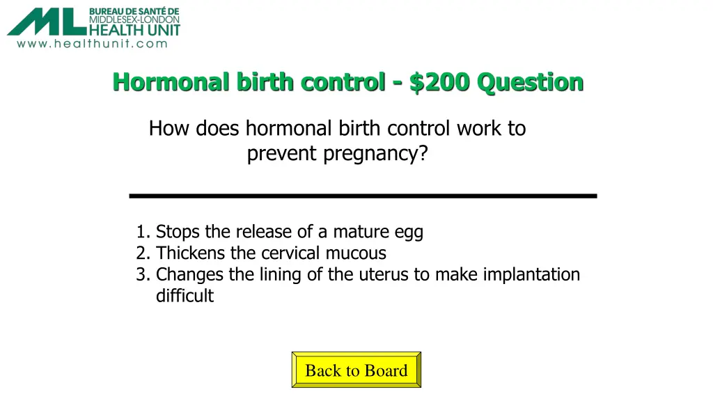 hormonal birth control 200 question