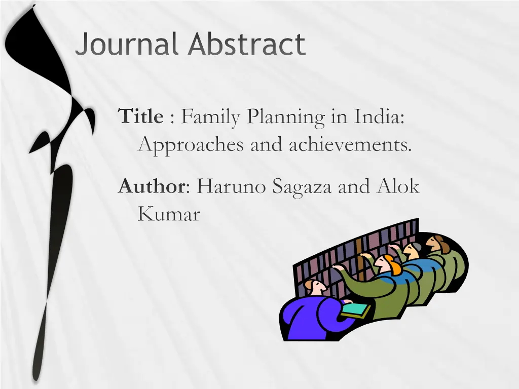 journal abstract