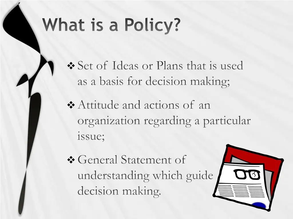 what is a policy