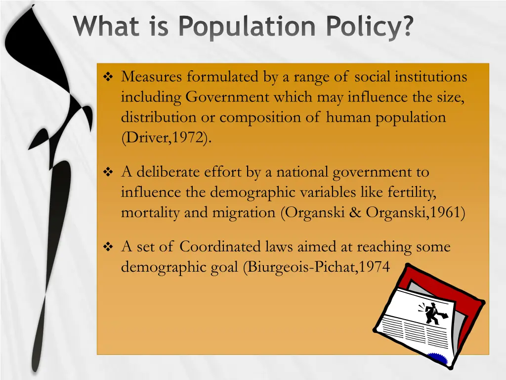 what is population policy