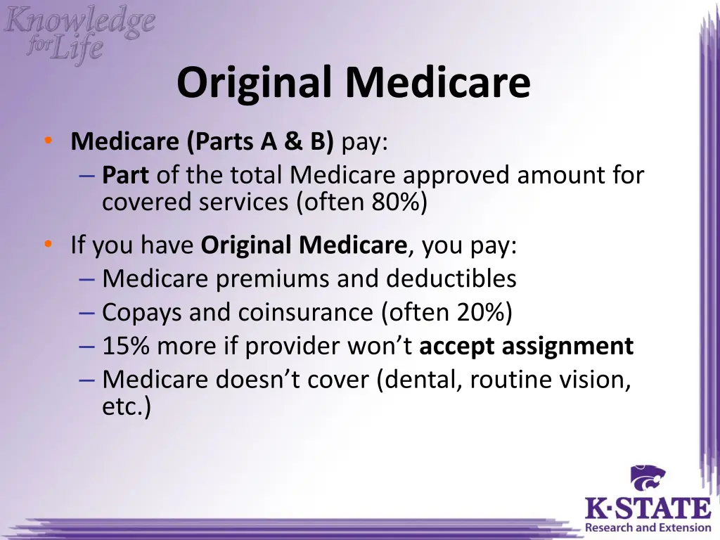 original medicare