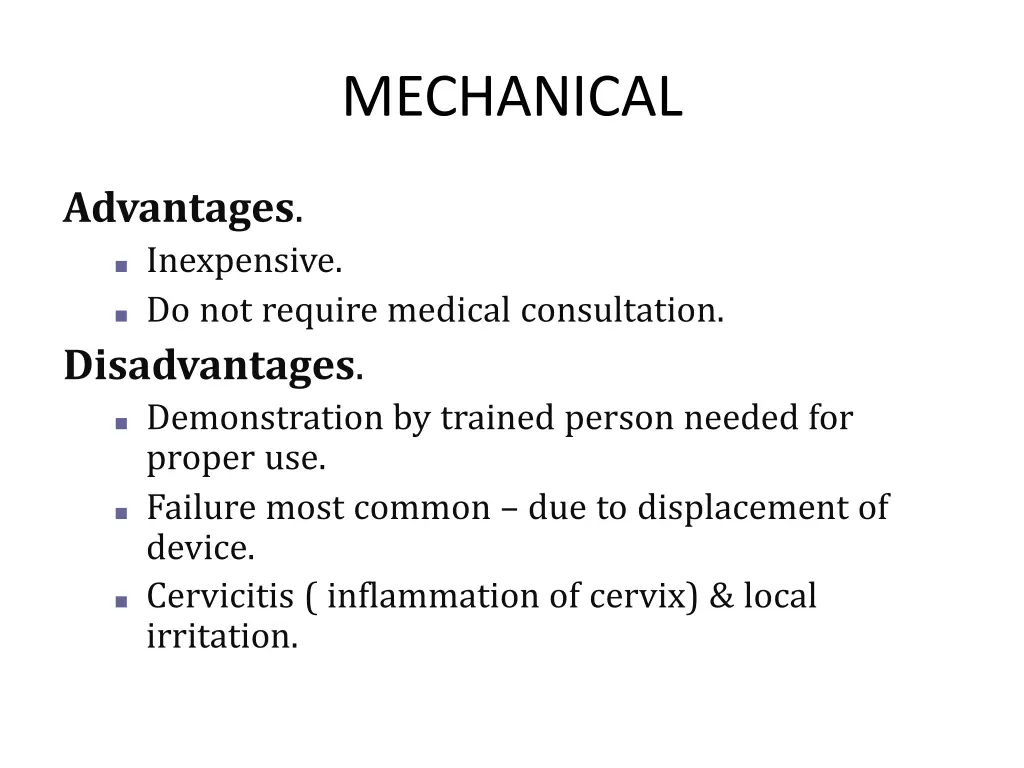 mechanical