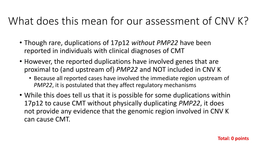what does this mean for our assessment of cnv k