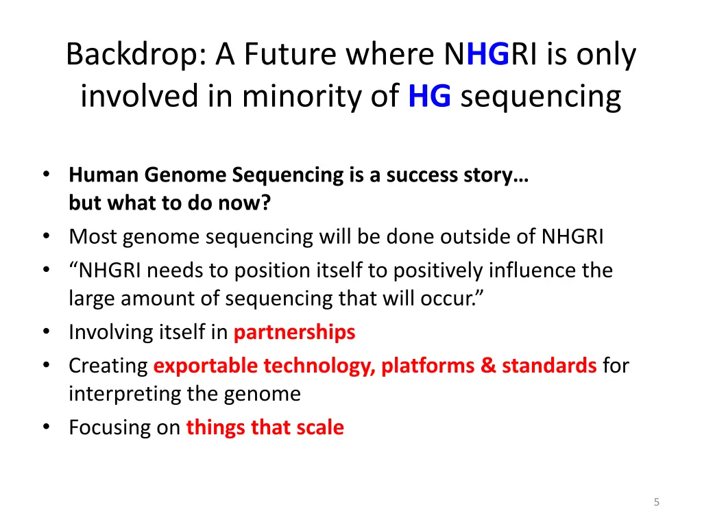 backdrop a future where n hg ri is only involved