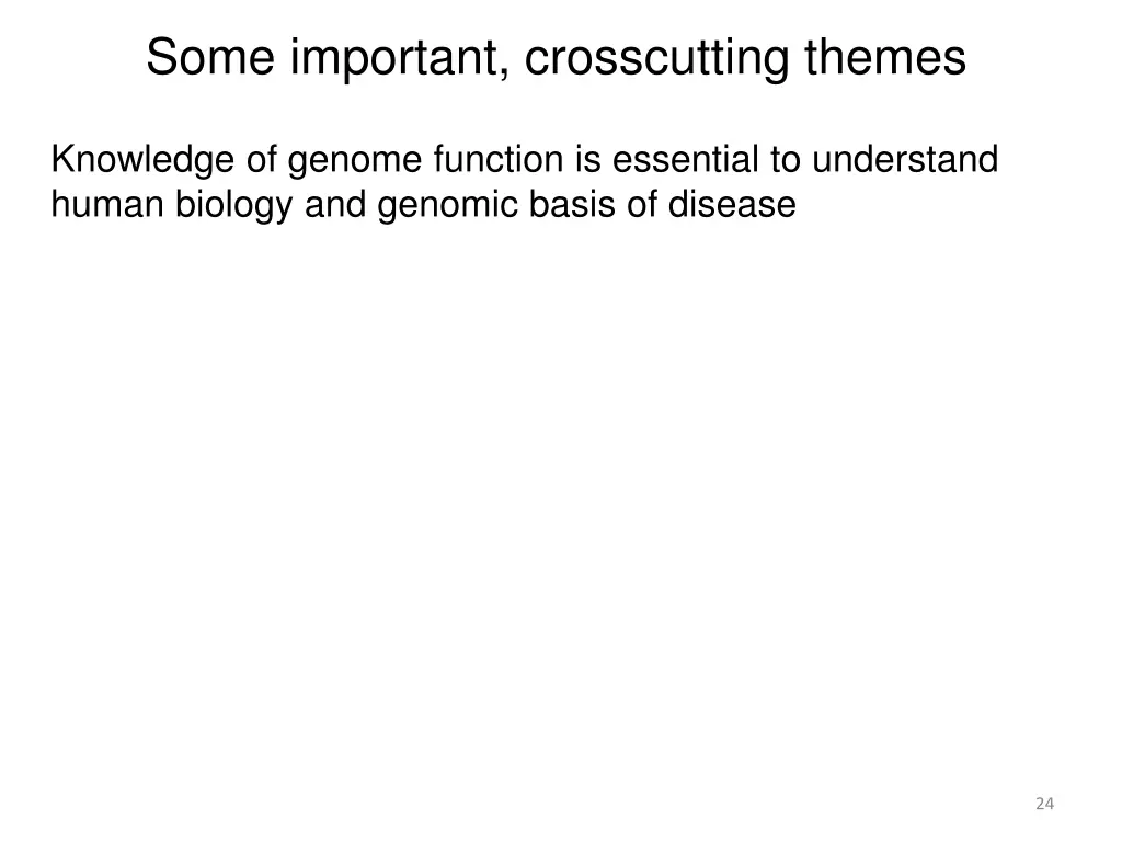 some important crosscutting themes 2