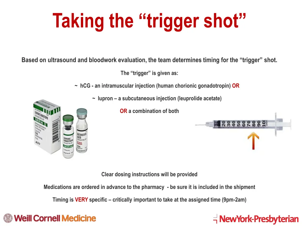 taking the trigger shot
