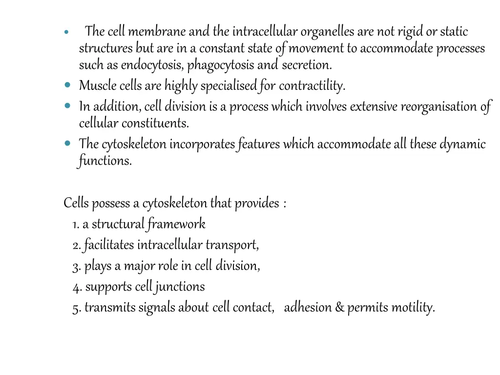 the cell membrane and the intracellular
