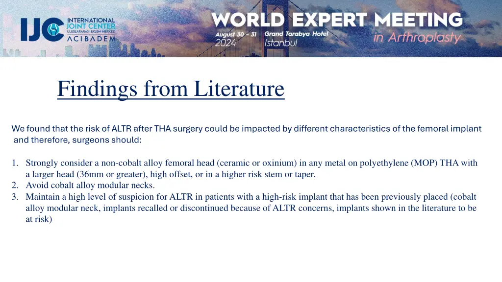 findings from literature
