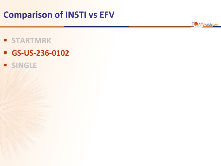 comparison of insti vs efv